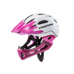 CASQUE C-MANIAC BLANC-ROSE (1)