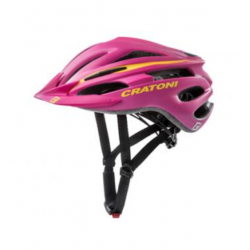 CASQUE PACER ROSE-JAUNE MAT...
