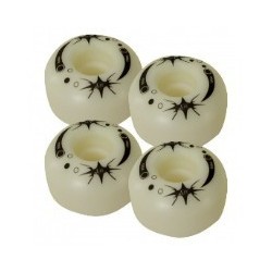 KIT 4 ROUES BLANCHES 51mm (1)